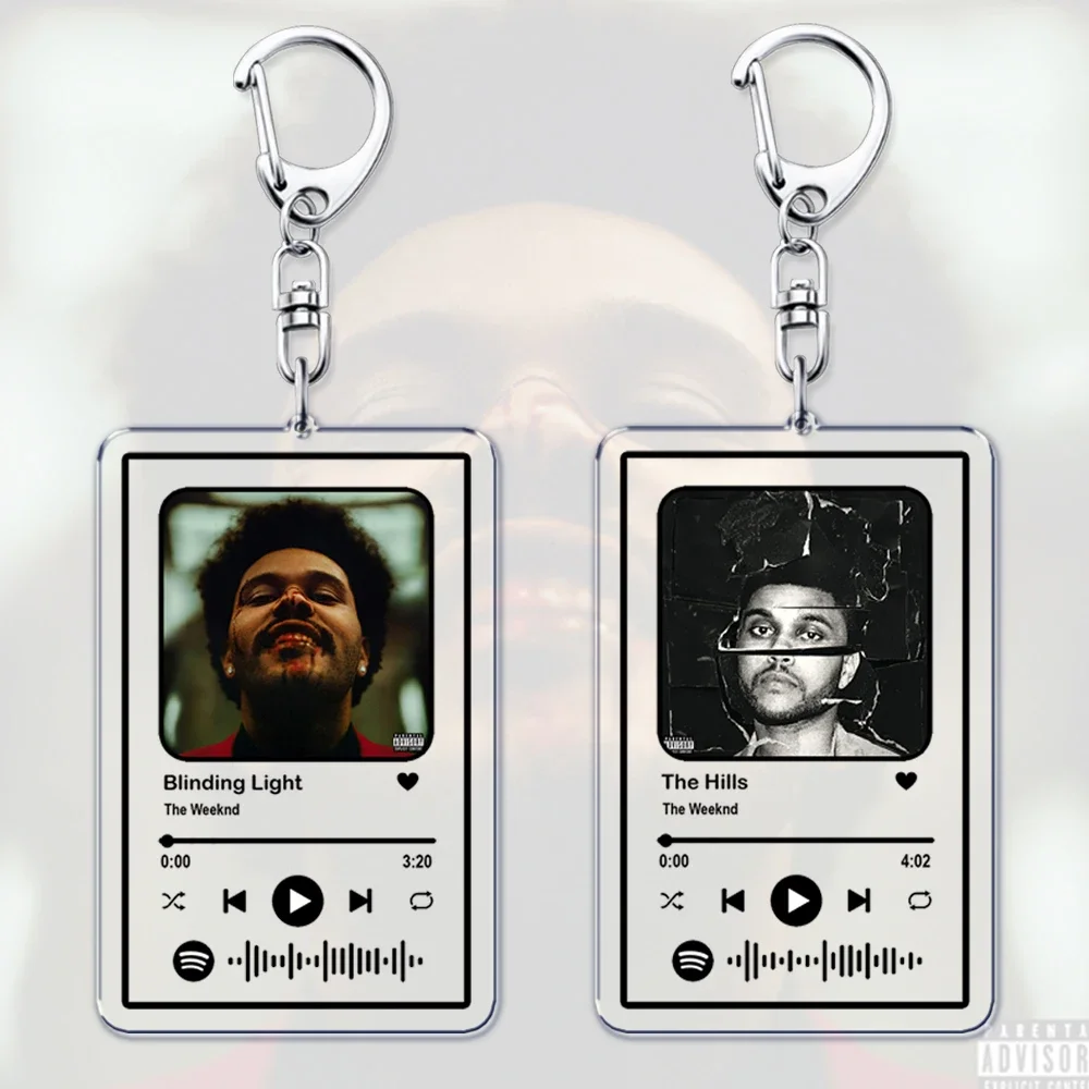 Брелок музыкальный Weeknd для женщин, аксессуары для детей, для музыки Starboy, слепящие огни, Die for You The Hills Keying, подарочные украшения для фанатов