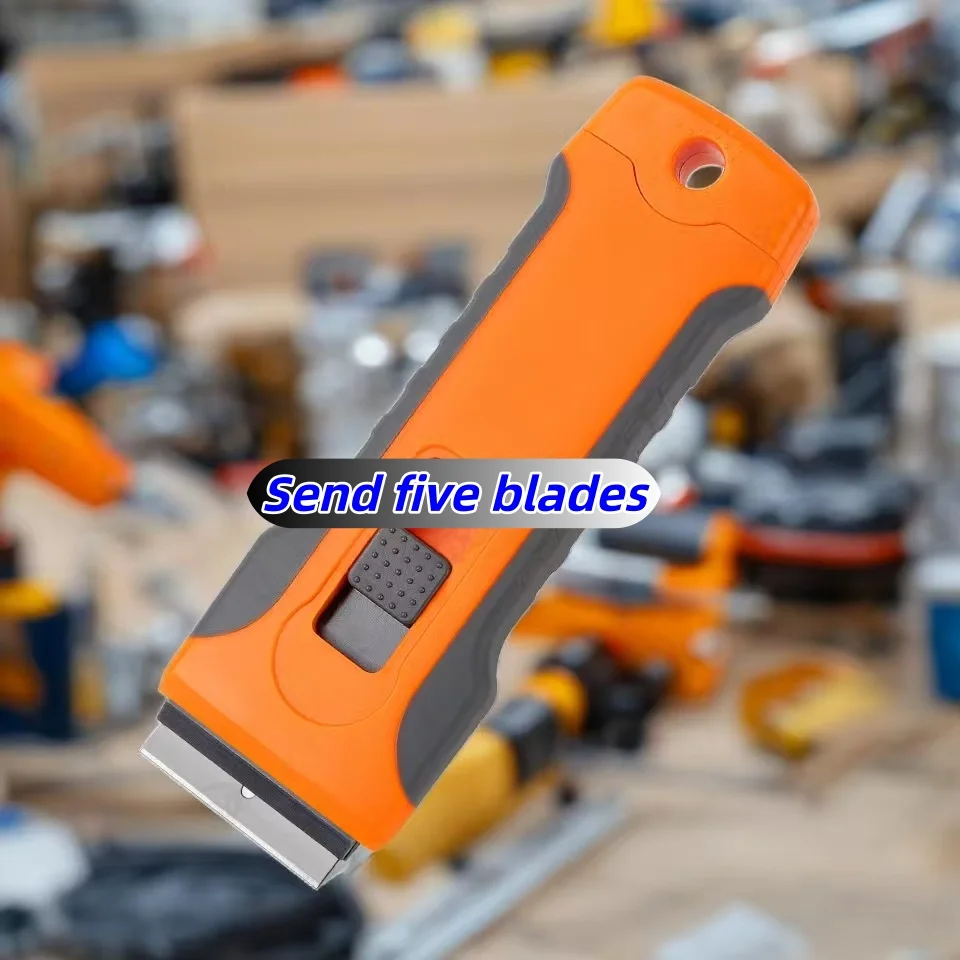 Multi functional telescopic rubber scraper, specialized cleaning tool for household wall tiles, stubborn stains, scraper