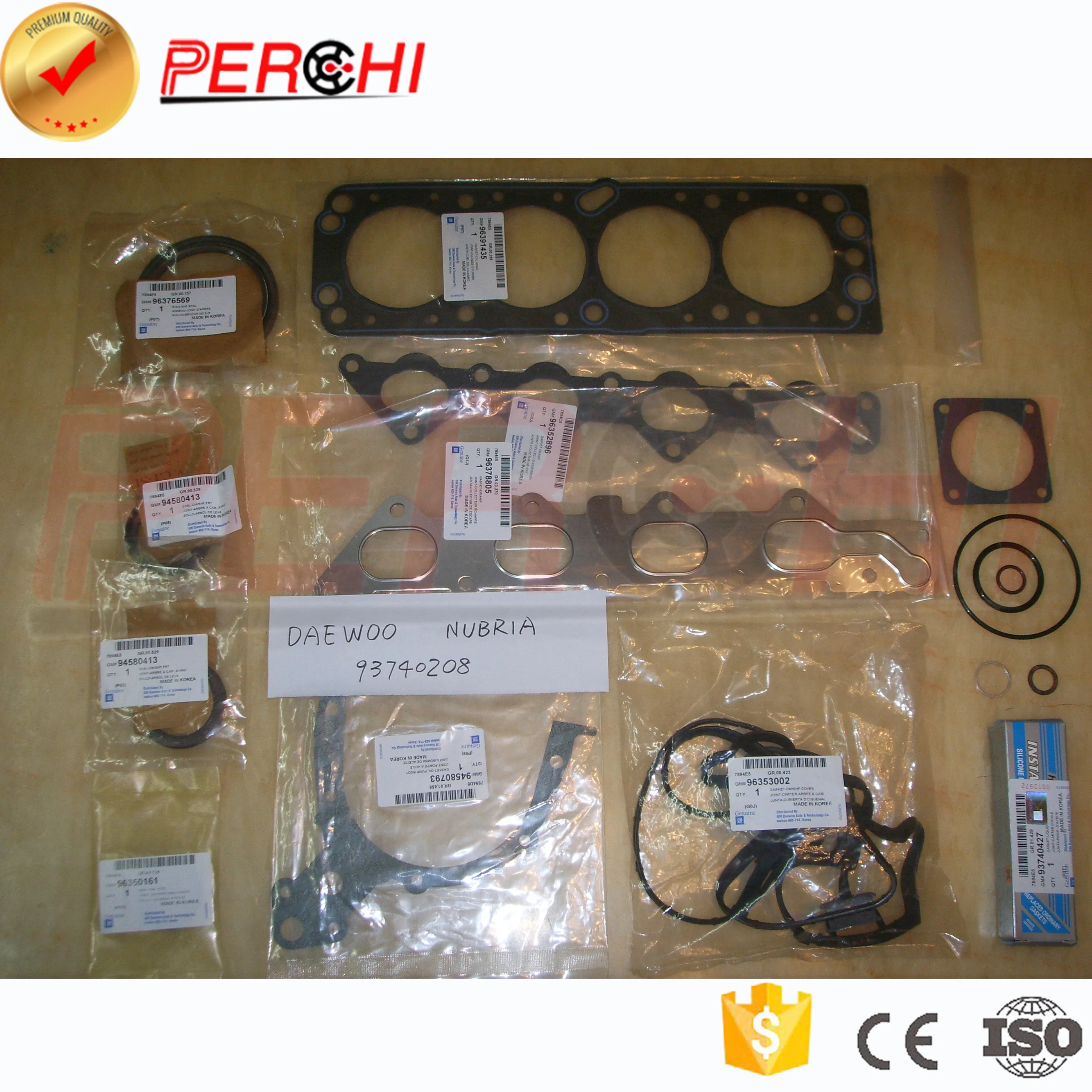 For DAEWOO A16DMS L44(98CUL4) Chevrolet REZZO MPV LACETTI LANOS NUBIRA REZZO 1.6 Engine Head Gasket Kit Full Set 93740208