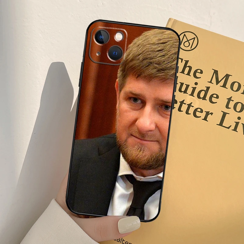 Chechen Leader Ramzan Kadyrov Case For iPhone 16 15 14 Pro Max Plus 13 12 Mini 11 Pro Max Back Cover