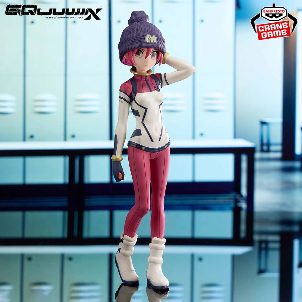 

В наличии оригинальная аниме-фигурка Bandai Spirits Banpresto Kidou Senshi Gundam GQuuuuuuuuX Amate Yuzuriha, экшн-фигурка, гаражный комплект