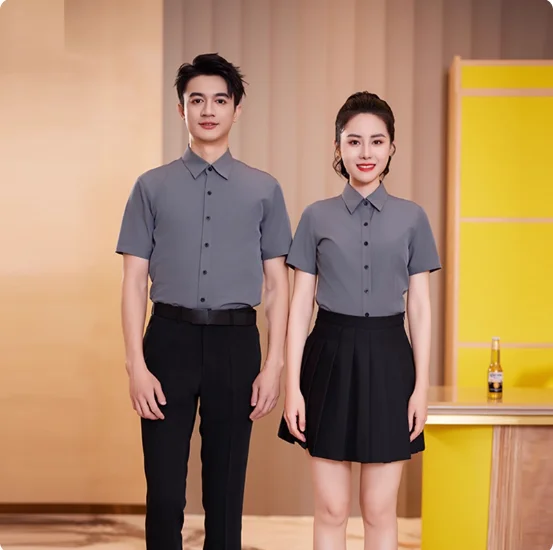 

Waiter's Work Uniform Vest Shirt Bar Hotel Club Set