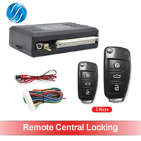 Car Remote Centrol Door Lock Alarm Keyless Entry System Control Kit Kit Vehicle 12V Universal Trunk Release