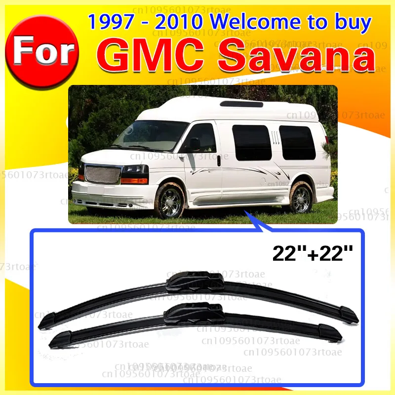 2pcs For GMC Savana 1997-2010 Front Windshield Wiper Blades 1998 2000 2001 2004 2005 2006 2009 ‌High-performance wiper‌