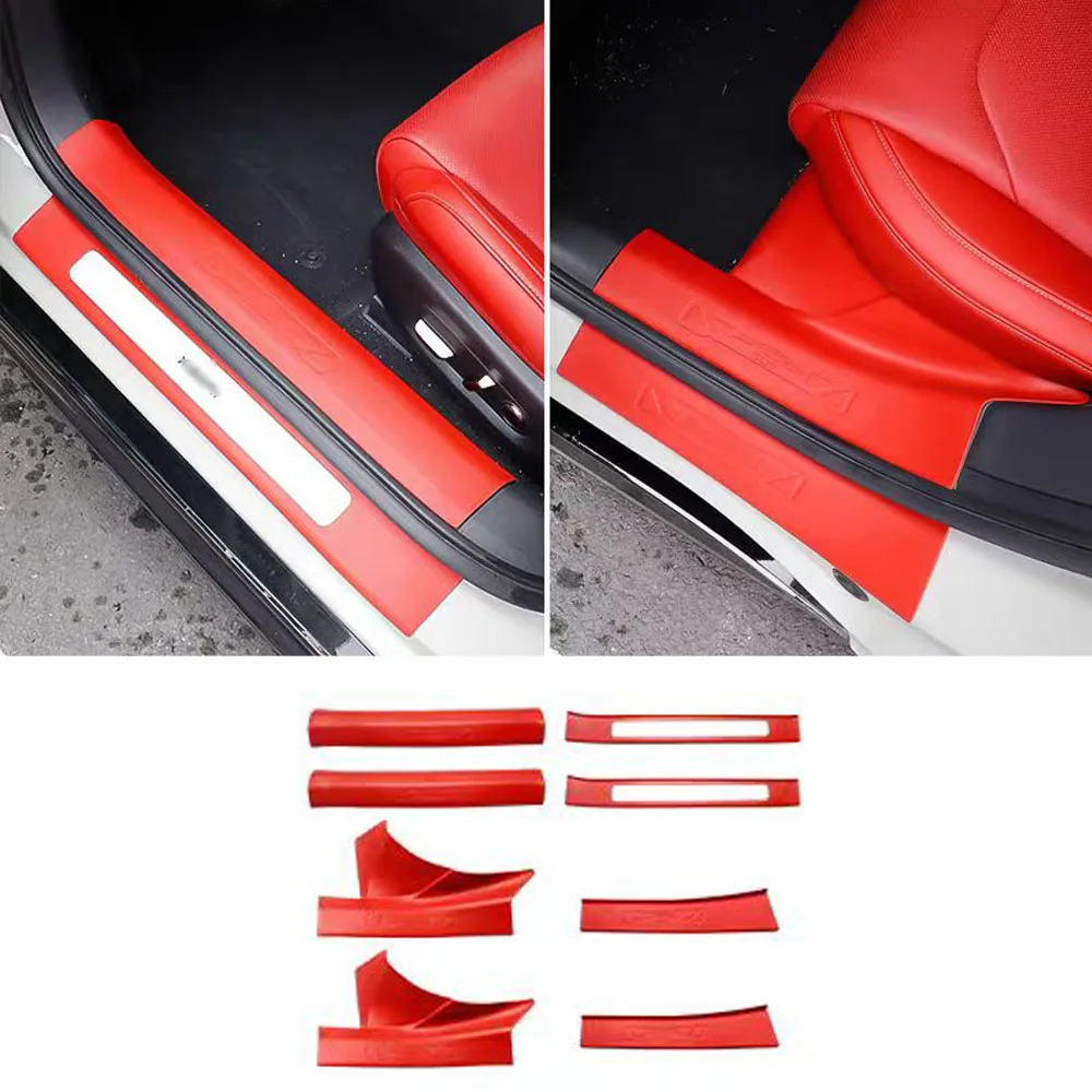 

Fit For Xiaomi SU7 2025 2026 Threshold Strip TPE All Inclusive Welcome Pedal Protection Strip Scratch Resistant Anti Stepping