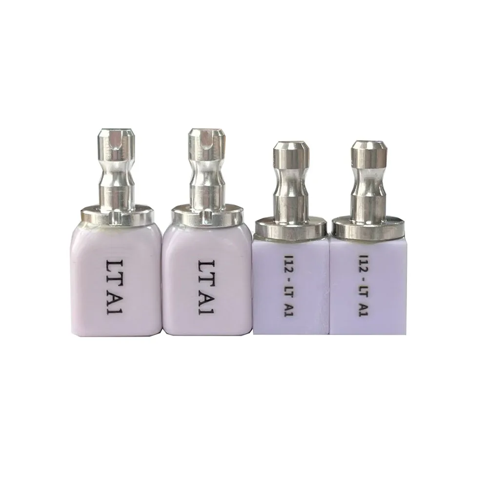 5pcs C14 LT A1 Dental Glass Ceramic Block Emax Cad Cam Blocks Cad/Cam Lithium Disilicate Blocks