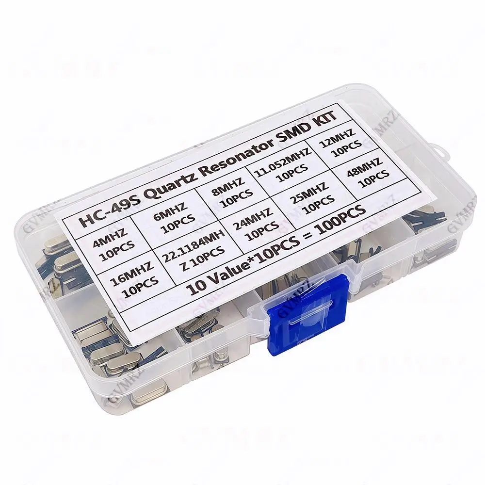 20 25 Mhz Hc-49s Crystal Oscillator Electronic Kit Resonator Ceramic Quartz Resonator Hc-49 Dip SMD 4 8 12 16