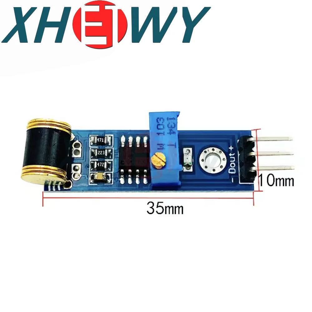 801s Shake vibration Sensor Module For Arduino Open Source LM393 3-5VDC TT Logic