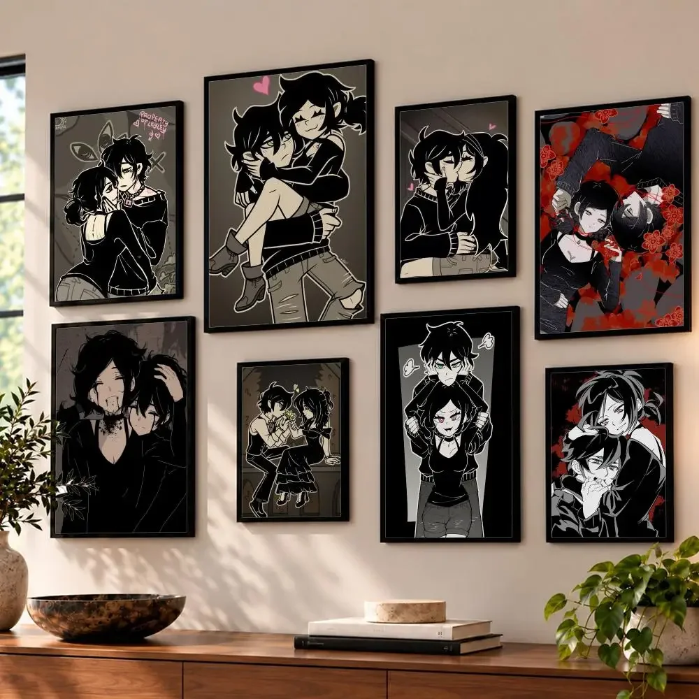 Adventure game T-The Coffin of Andy L-Leyley Poster HD Home Wall Stickers House hallway Living Room Bedroom Bar Office Decor Art