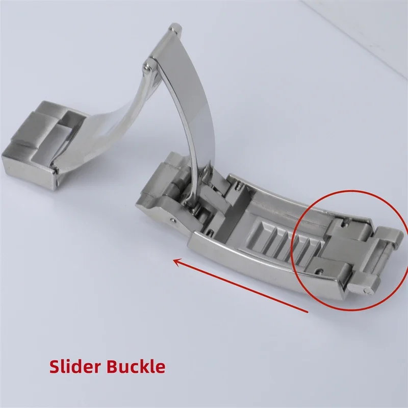 9*9mm Top Quality 904L Stainless Steel Watchband Clasp For Rolex Buckle For SUBMARINER GMT Quick Adjustale Slider Buckle