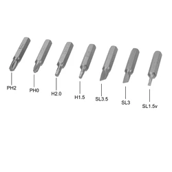 7pcs 5/32 Inch Hex Shank Screwdriver Bits Phillips Slotted Hex Screwdriver Magnetic S2 Electric Screw Driver Kit Hand Tools