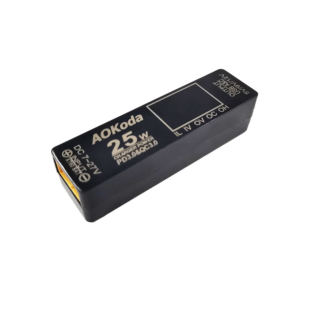 AOKoda PD3.0 Power Converter Adapter Quick Lipo Battery xt60 To USB /Xt60 to T plug