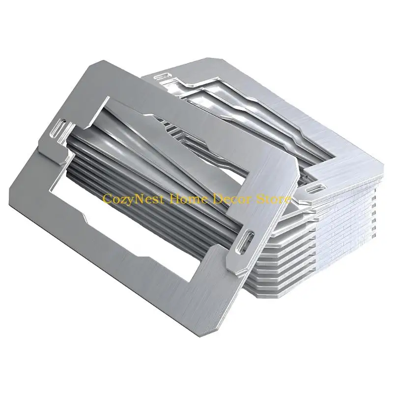 92MF 10Pcs Professional Electrical Box Leveling Plate Metal Outlet Spacers Enduring