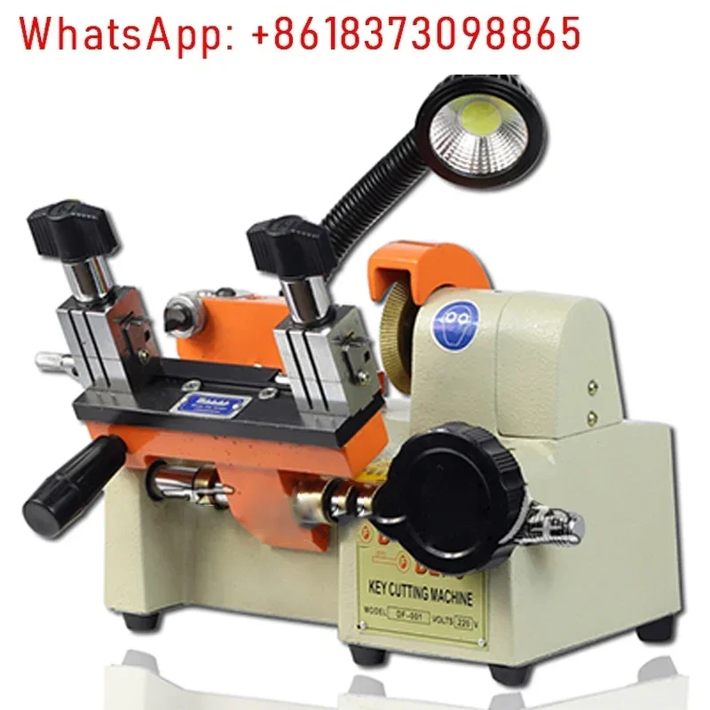 220V Horizontal Electronic Keying Machine DF-001 Desktop Electronic Key Duplicating Machine Portable Keying Copying Machine 1PC
