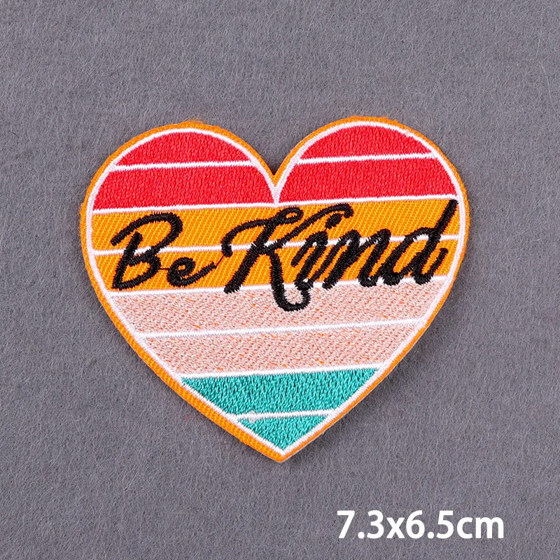 Girl's Power Stickerei-Aufnäher für Kleidung, Kindness Bügel-Aufnäher für Kleidung, Blumen, Buchstaben, schmelzbarer Aufnäher, Applikationsdekoration – Detail 27