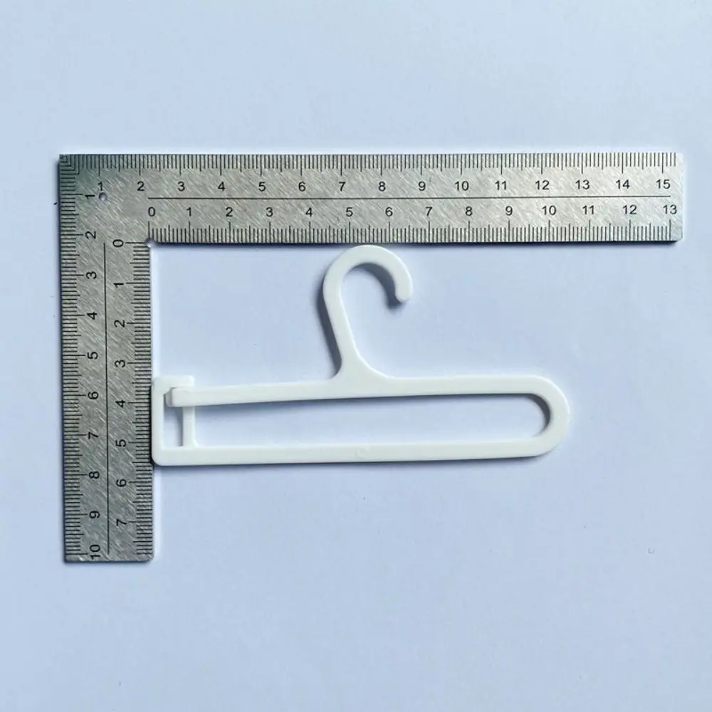 20cm Mini Clothes Hanger Mini Decorative Doll Clothes Storage Rack Multi-functional Clothes Support Rack for /BJD Doll