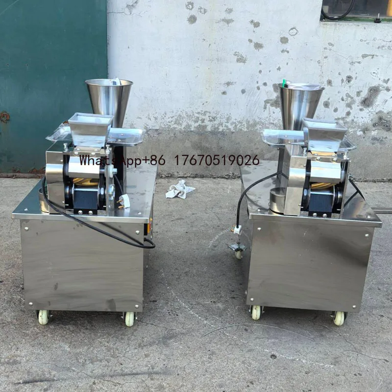 Automatic 220V Motor Dumpling Empanada Pastelito Big Ravioli Samosa Maker for Restaurants Hotels Wonton & Pelmeni Industries