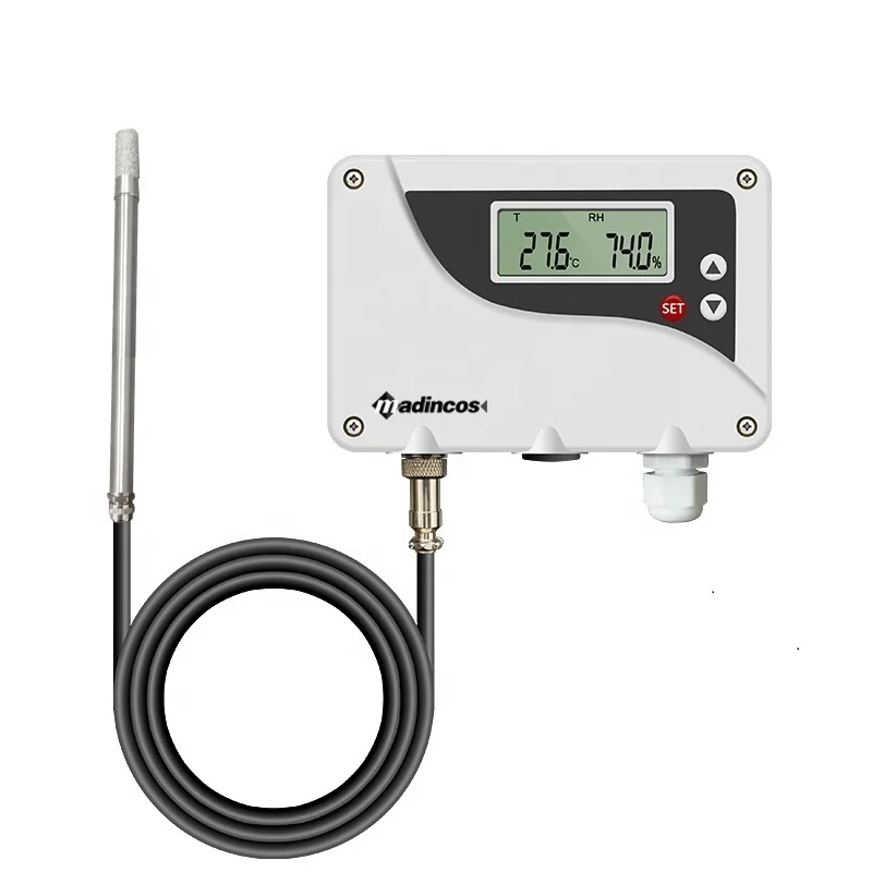 

MTH800:Wall Type Smart Digital High Temperature And Humidity Transmitter With Seperate 120degC Stainless Steel Sensor