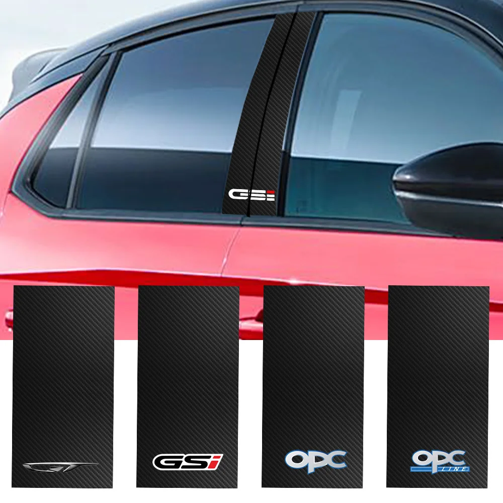 

Car B-pillar Decal Auto Center Pillar Sticker Cover Scratches Decor For Opel Grandland Corsa Mokka Astra Frontera Crossland GSE