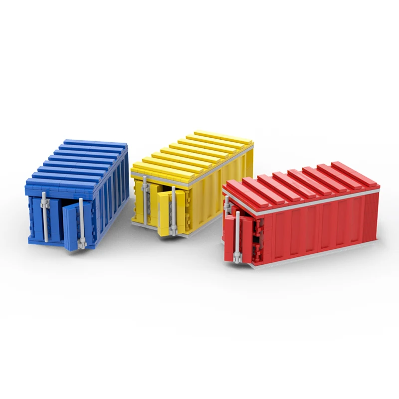 City Port Truck Freight Container Building Blocks Model Education Puzzle Toys Technology Bricks Children's Birthday Gift