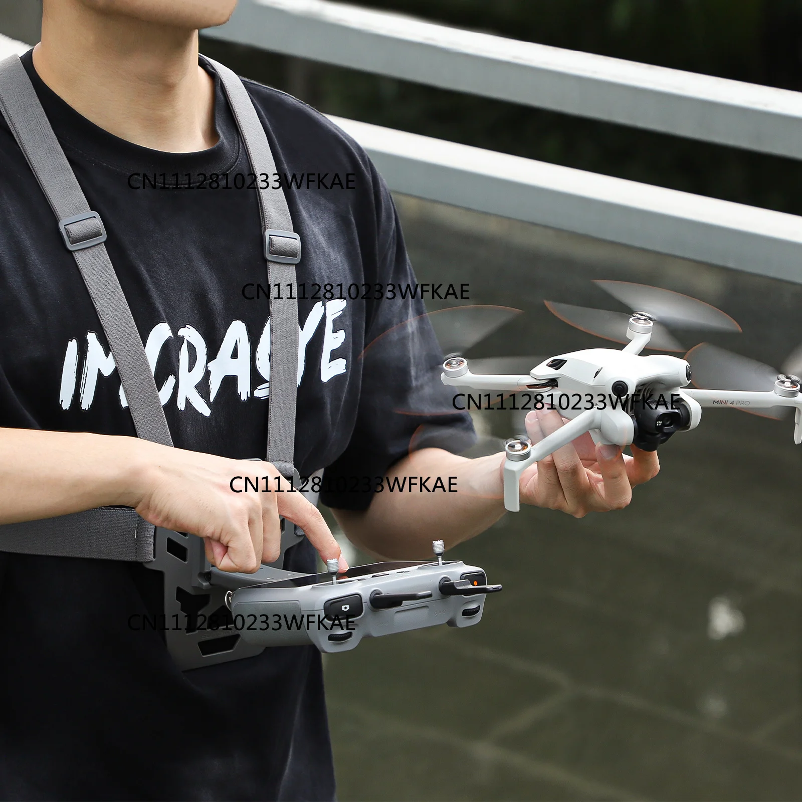 Drone Rc2 - Remote Lanyard Neck Strap Bracket Belly