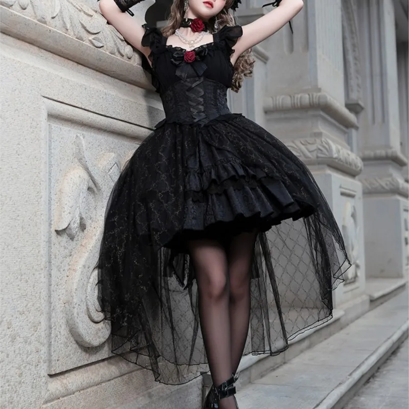 

Daily Short Elegant Dark Gothic Wedding Gorgeous Dress