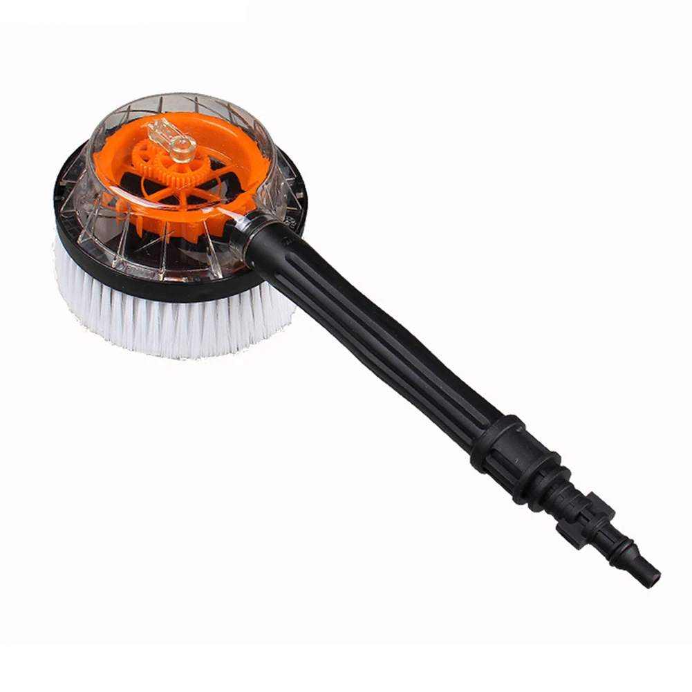 

Rotating Round Brush Car Washing Machine Black Efficient Cleaning High Pressure Versatile Bayonet Transfer Adapter