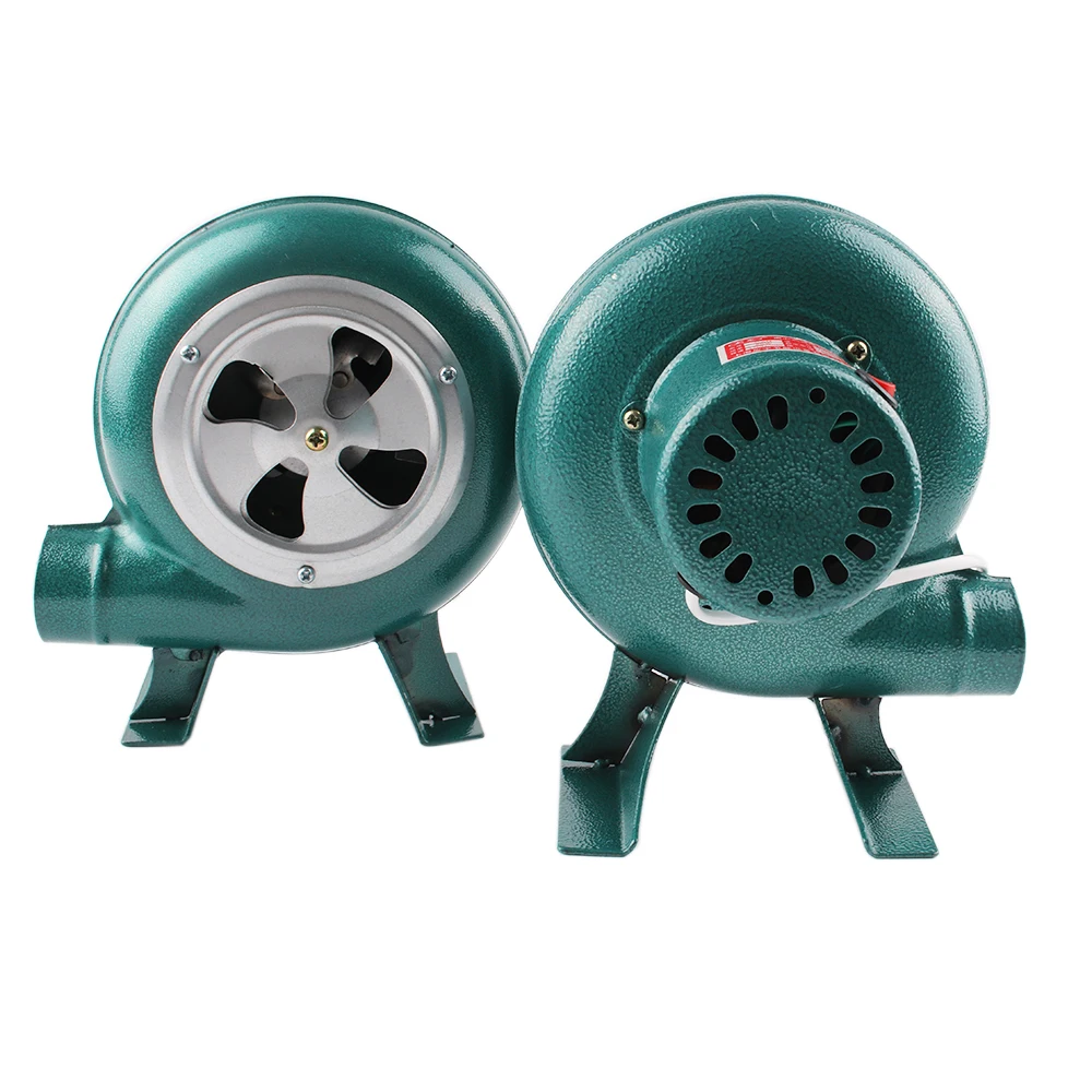 220V household blower Iron Barbecue blower Small centrifugal blower 30W 40W 60W 80W EU US Plug adapter Green for barbecue