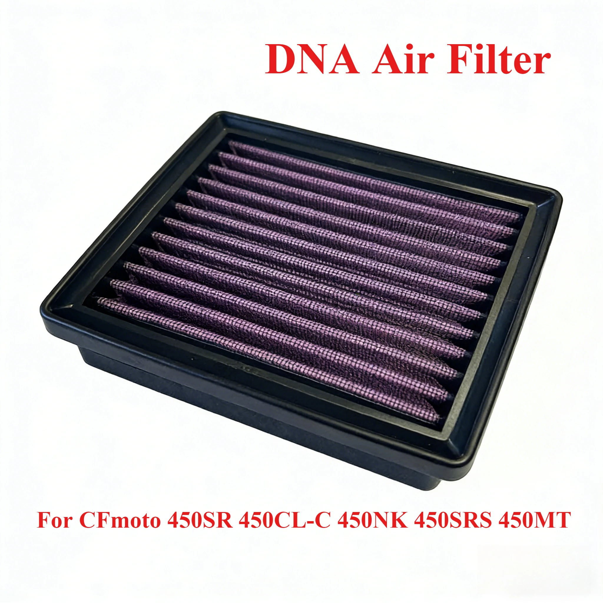 

2026 дна для cfmoto 450SR 450NK 450MT husqvarna воздушный фильтр с высоким расходом, совместимый с мотоэлементом, воздушный фильтр