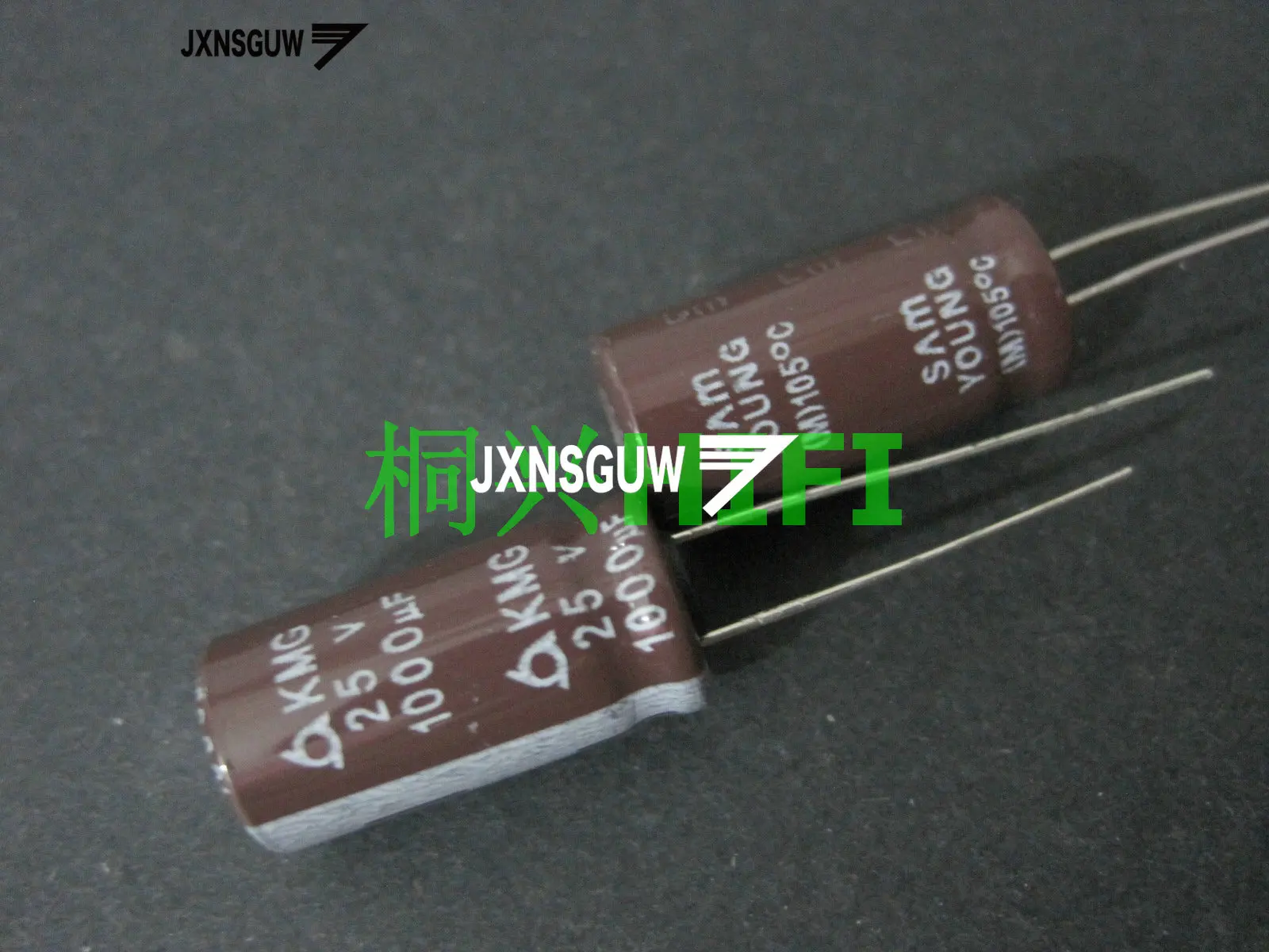 

20PCS Original SAMYOUNG KMG 25V1000UF 10X20MM Brown Aluminum electrolytic capacitors 1000uF/25v 105 degrees 1000UF 25V