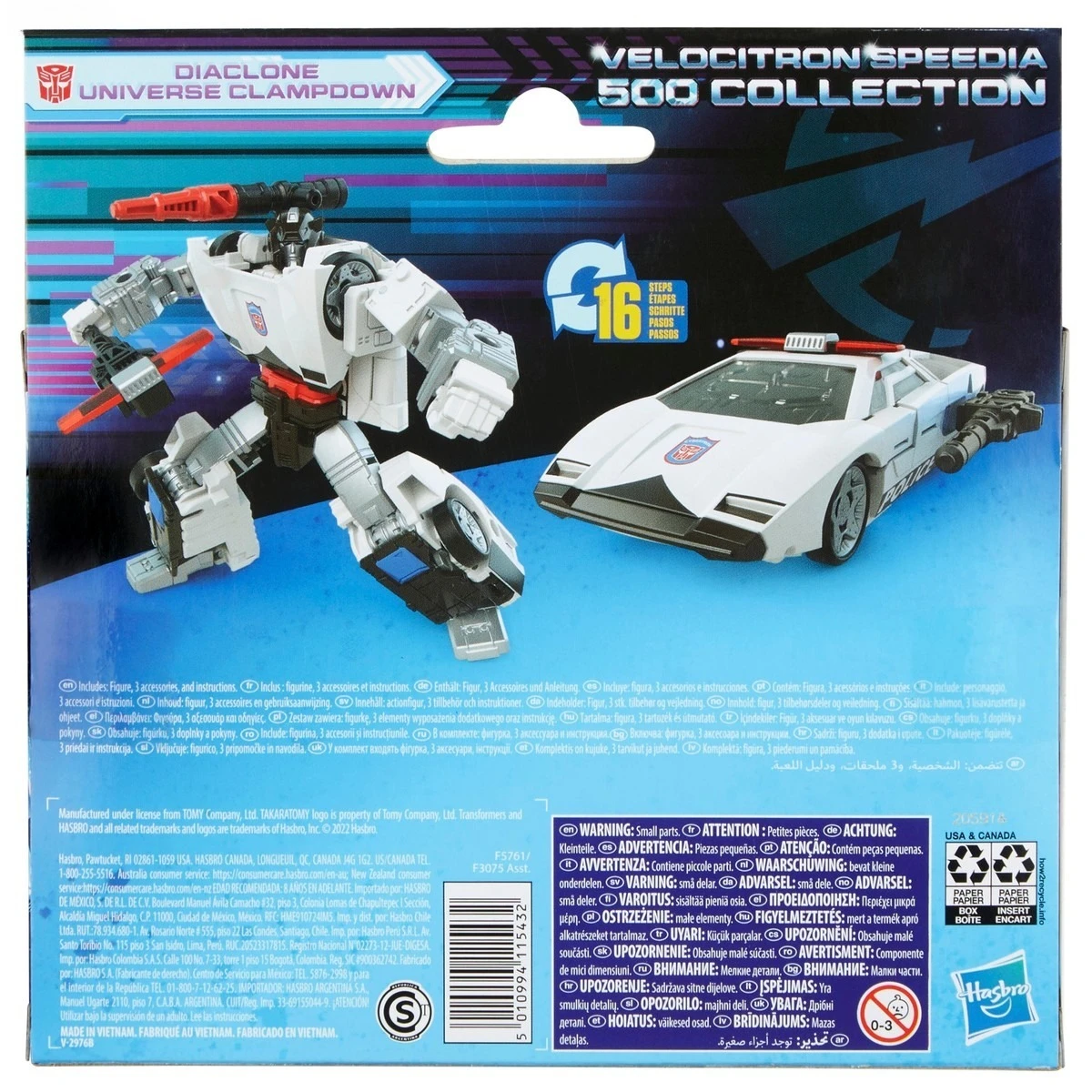 Hasbro Transformers: Legacy Velocitron Speedia 500 Diaclone Universe Clampdown figura de acción muñeca colección modelo juguetes regalos