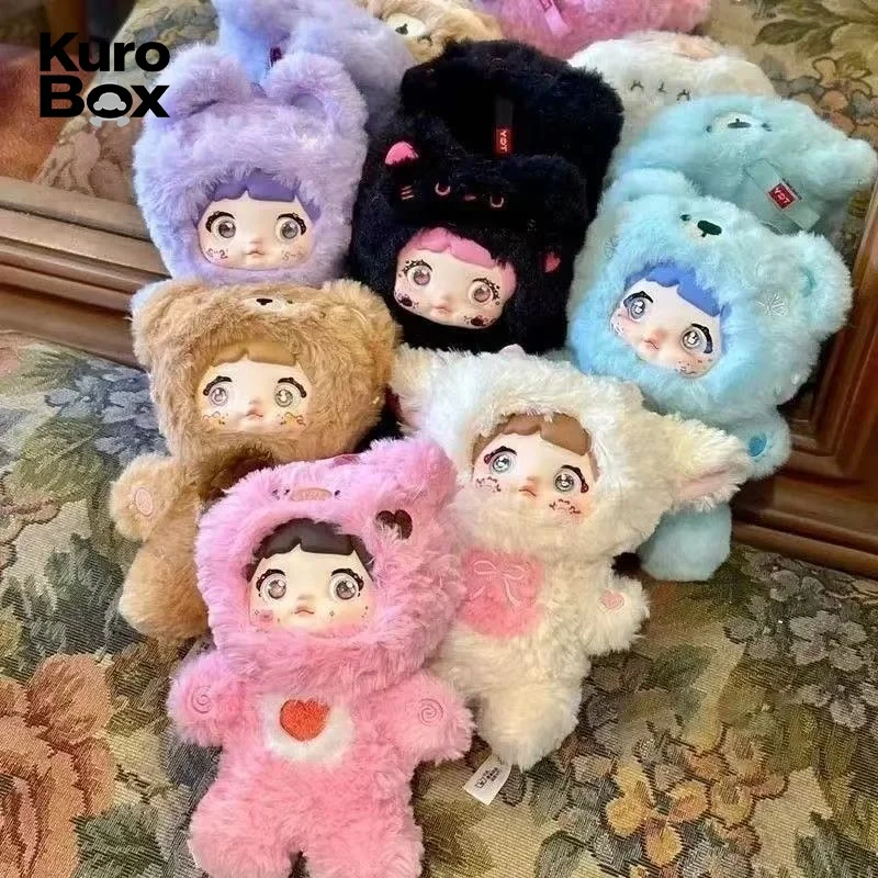

Nommi Cute Furry Plush Blind Box Dolls Cartoon Character Collectible Figures Kawaii Stuffed Toys Birthday Gift For Kids Girls