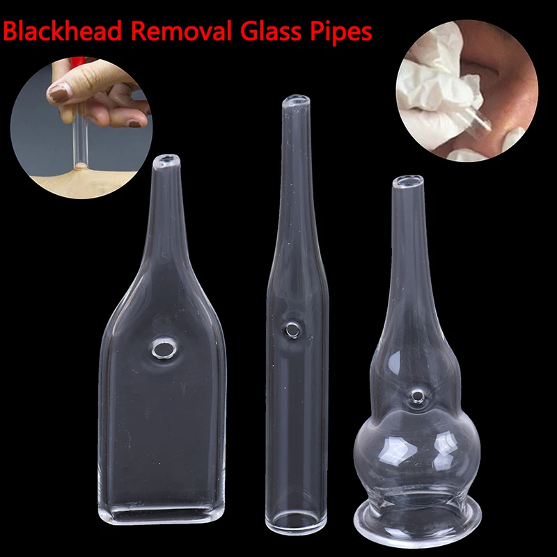 4Style Blackhead Removal Glass Pipes Face Pore Cleanser Beauty Machine Vacuum Suction Facial Care Accessories Skin Care Supply