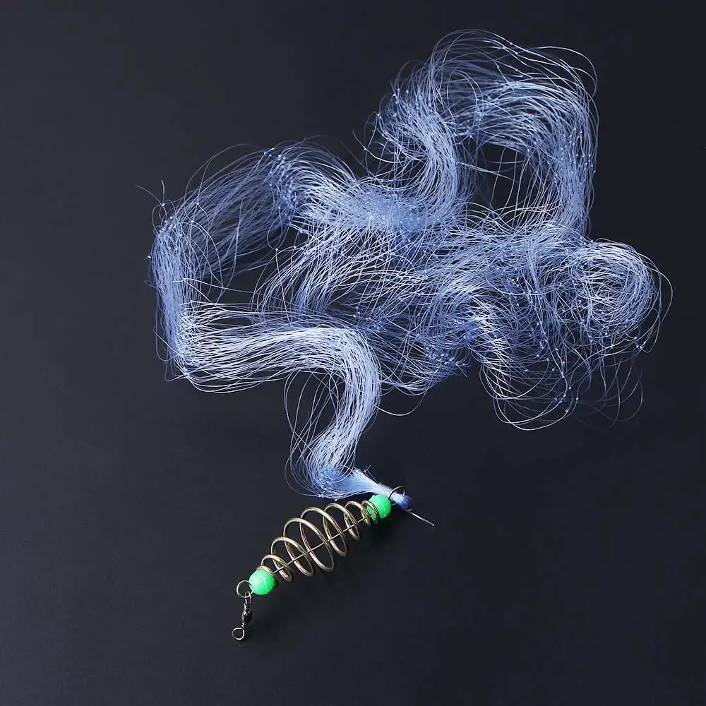 

Fishing Supplies Outdoor Sports Nylon Fishing Cage Multi Size Fishing Traps Spring Shoal Luminous Netting Fishing Net