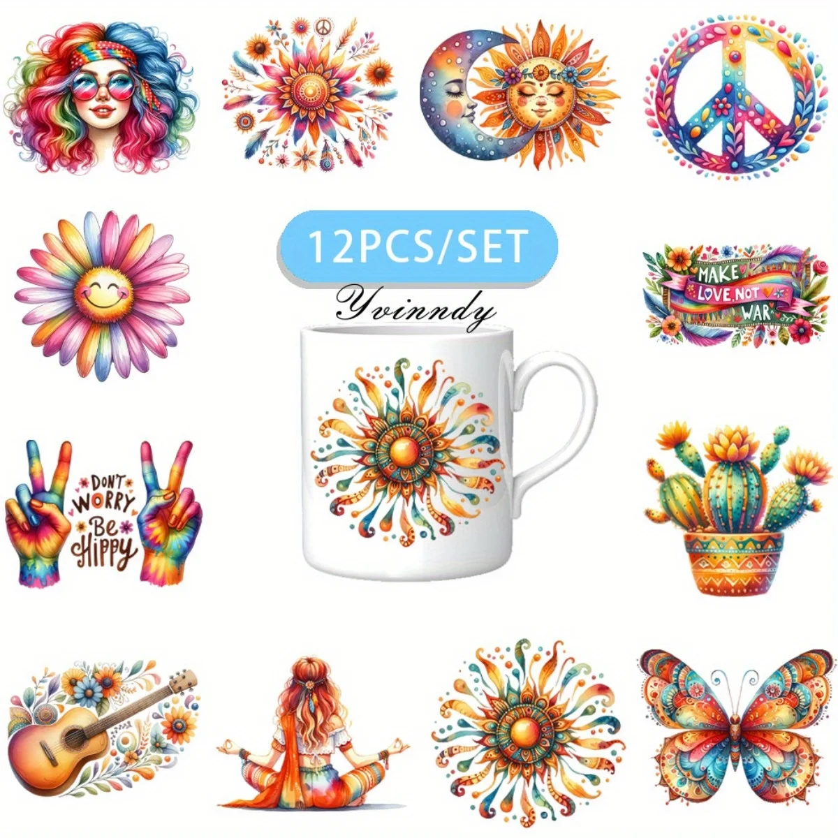 12PCS/SET Happy Hip…