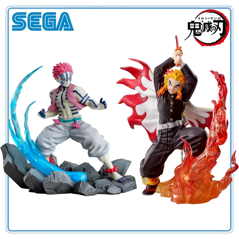 

【100% подлинный】SEGA Original Anime Demon Slayer: Kimetsu No Yaiba Xross Link Фигурка Akaza Rengoku Kyojuro Модель Украшение
