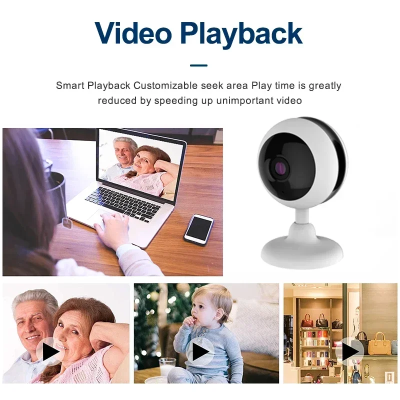 

1080P Wireless Indoor Camera Intelligent Infrared Security Smart Home Baby Monitor Night Vision Two-way Intercom Surveillance