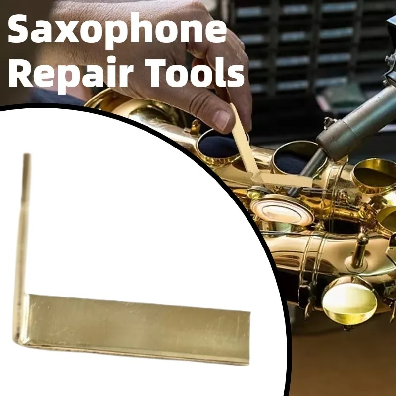 Reparaturwerkzeug für Musikinstrumente, Saxophon, rechtwinklig, Kupfer, rechtwinkliges L-Formteil