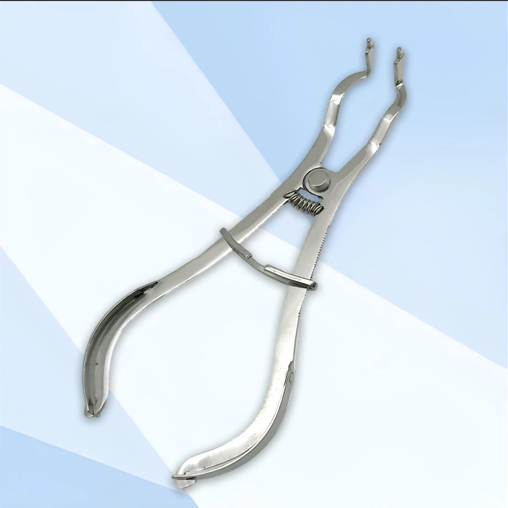 

Dental Rubber Dam Clamps with Ivory Clamp Forceps Restorative Instruments and Forming Pliers for Crown Bridge Procedures Set
