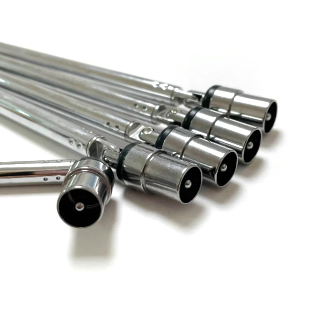 1pc Ground Wave Antenna Electronic Telescopic Rod Aerial with TV Connector 490mm Long for TV Radio NEW