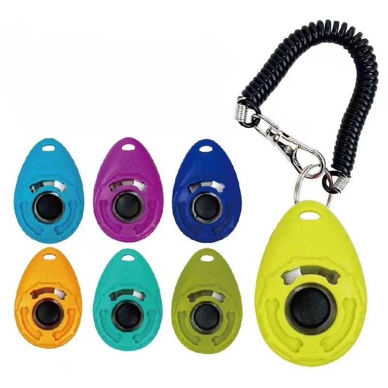 

Adjustable Wrist Strap Dog Training Clicker Various Style Aid Adjustable WristStrap Sound Key Chain Dog Repeller
