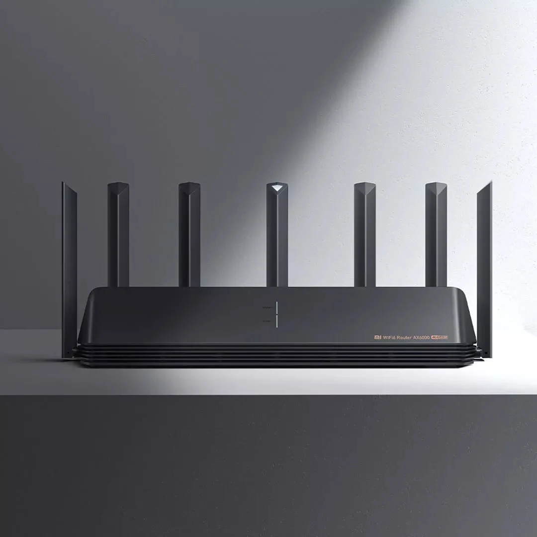 Xiaomi WiFi AX6000 Wireless Router WiFi6 6000Mbs WiFi6 VPN 512MB Qualcomm CPU Mesh Repeater External Signal Network Amplifier