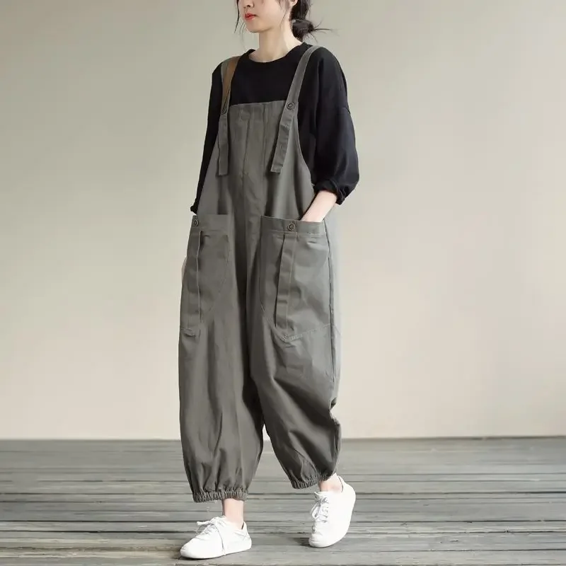 2024 Women clothes Genuine Goods Leisure Overalls Plus size Spring and Summer E5055