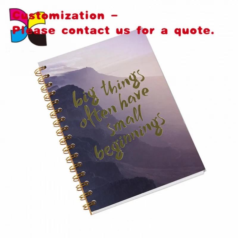 

custom.Reasonable Price Full Color Printing Customized Notebook with Colored Paper