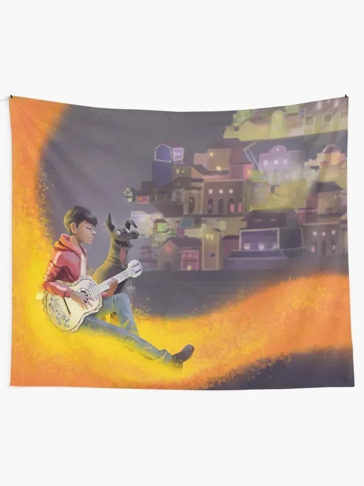 Miguel and Dante - Coco Tapestry Bed Room Decoration Decoration For Rooms Decorative Wall Tapestry