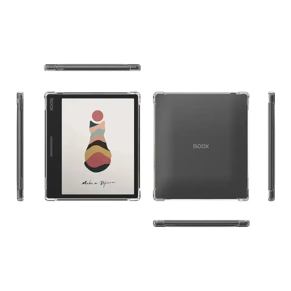 2-IN-1 For Onyx Boox Leaf 3 C 2 Case Go Color 7 Clear TPU Cover For Boox Page Galielo 2 Raphael Magnetic Sleeve Pouch