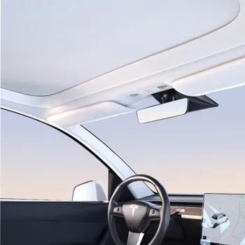 

Hansshow Model Y Electric Sunshade Panoramic Sunroof Retractable Sun Shade For Tl Model Y Car Roof Sunshade