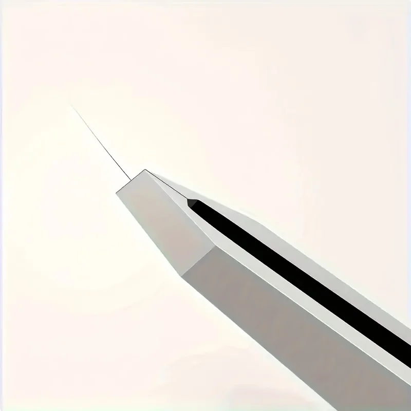 Professional Stainless Steel Tweezers Precision Eyebrow & Facial Hair Removal with Anti-Slip Grip Grafting False Eyelashes