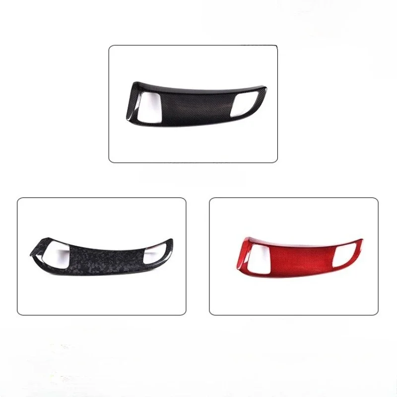 

For Chevrolet Corvette C7 Real Dry Carbon Fiber passenger side air vent frame 14-19 uto -modification modification accessory