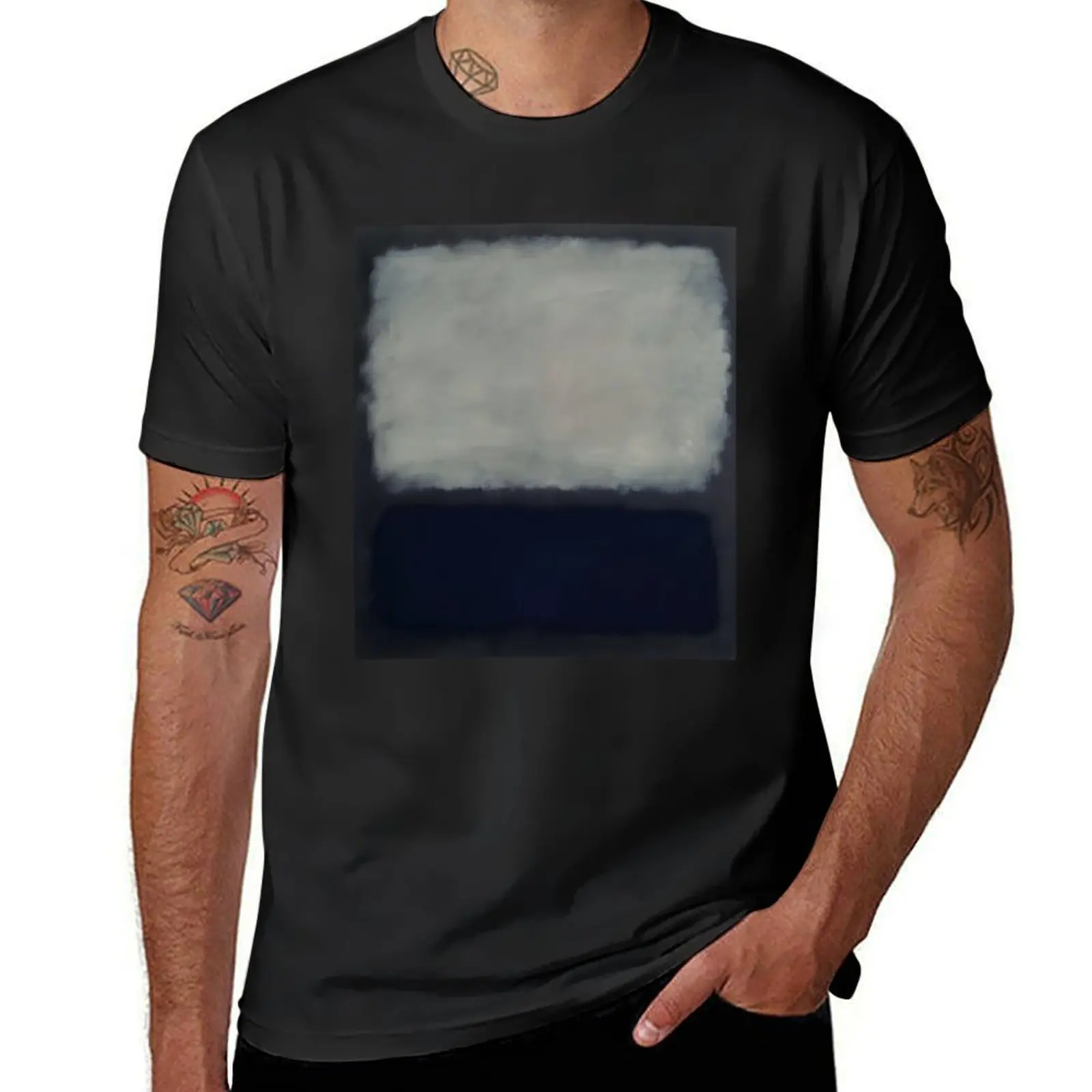 

Mark Rothko Blue and Grey 1962 T-Shirt sports fans hippie clothes summer tops workout shirts for men